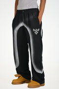 Pirooche Spray Effect Sweatpants – Relaxed Statement Fit