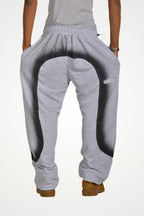Pirooche Spray Effect Sweatpants – Relaxed Statement Fit